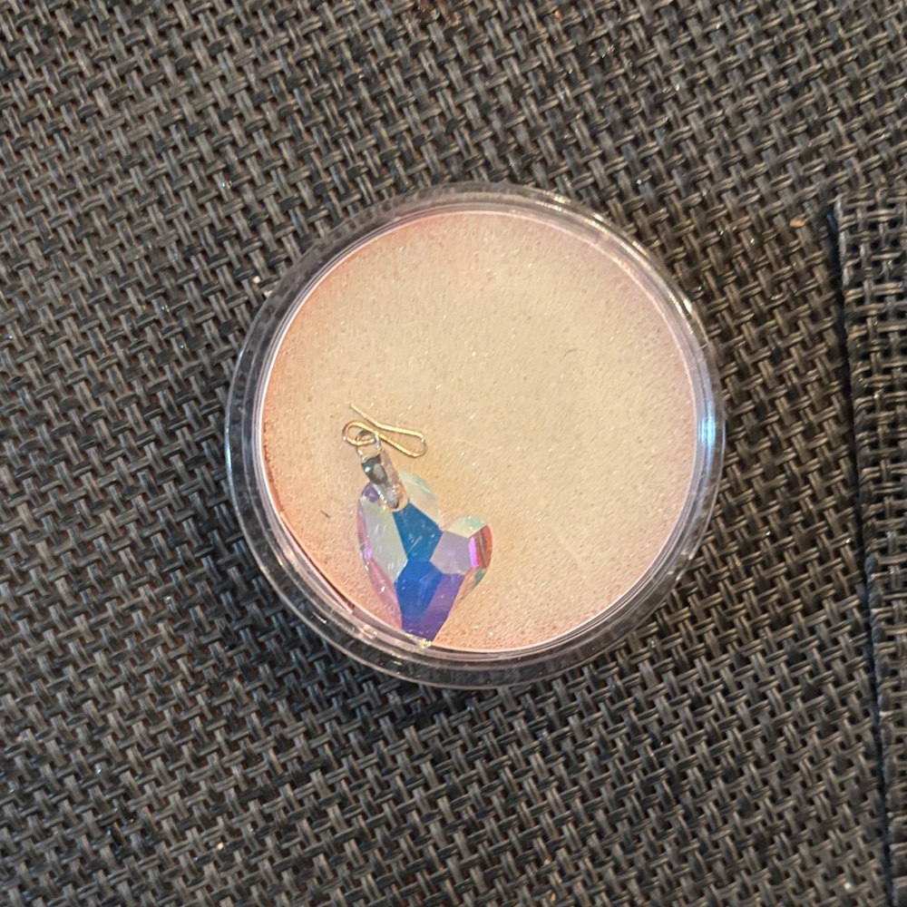 Alex and Ani Iridescent Heart Pendant Necklace - Pink and Blue
